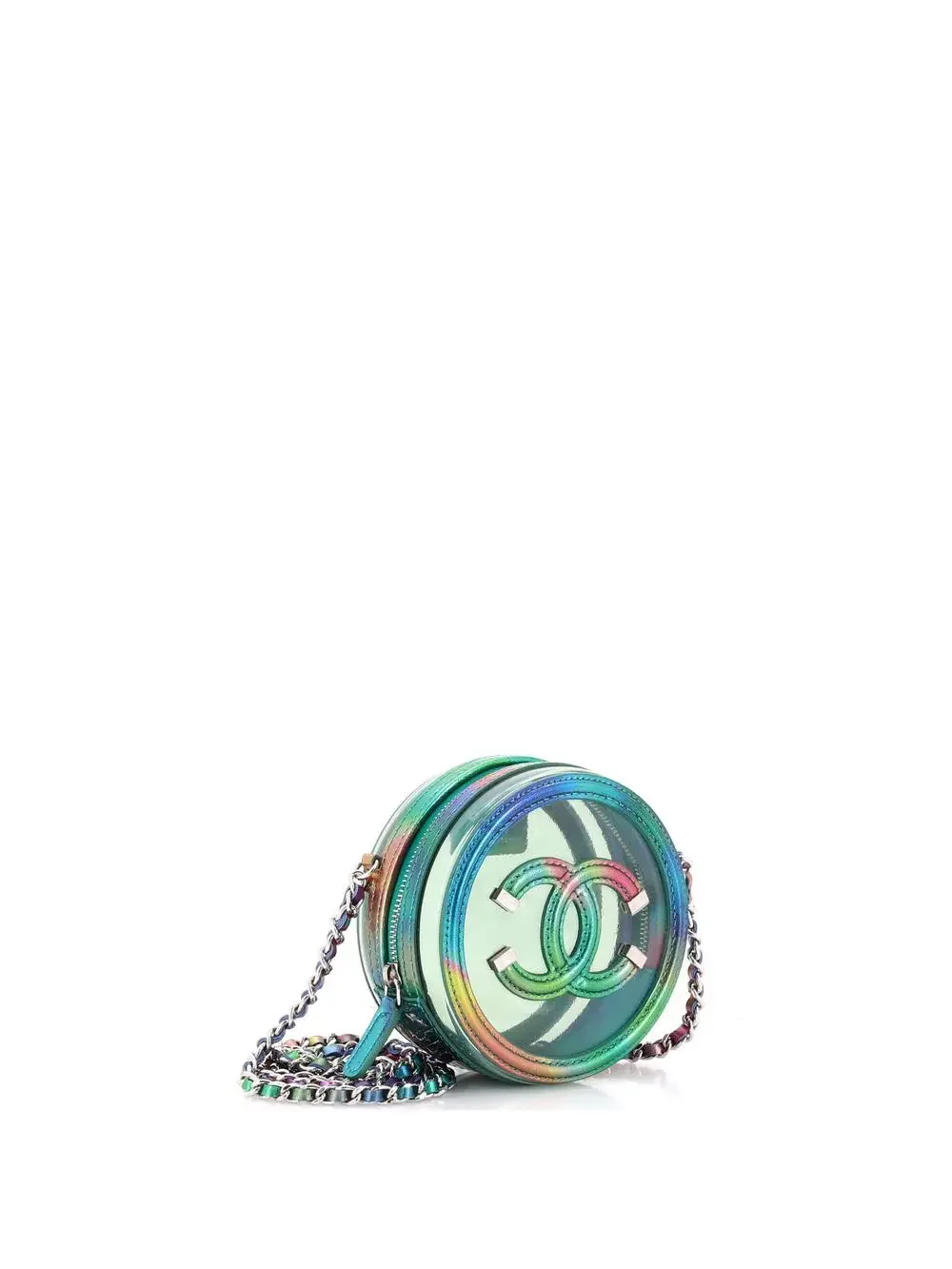 Chanel Filigree Round Clutch With Chain #335501C23B